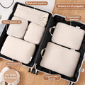 OASIVIO Travel | Cubos de compresión para maleta (6 piezas)